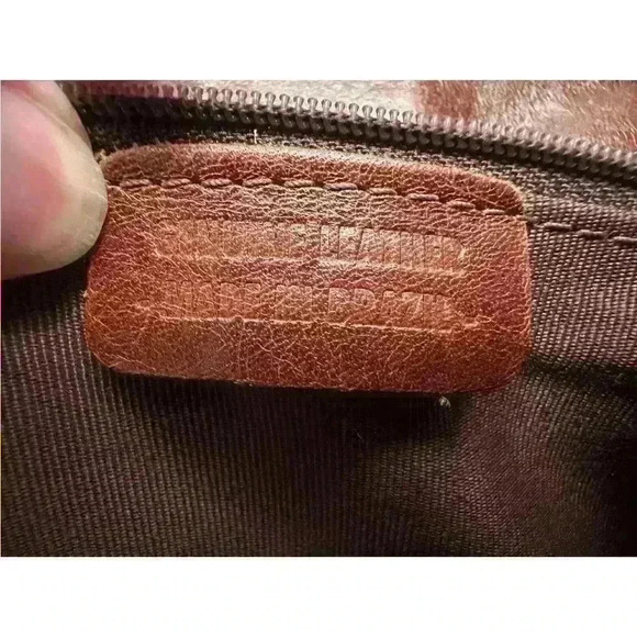Genuine Brown Leather Purse/Handbag Made In Brazil - Picture 8 of 8